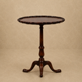 Scalloped Pedestal Table