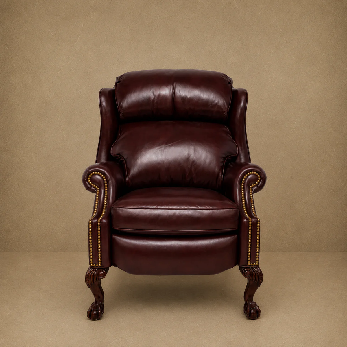Ball & Claw Power Recliner - Red