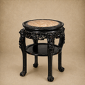 Marble Top Carved Table