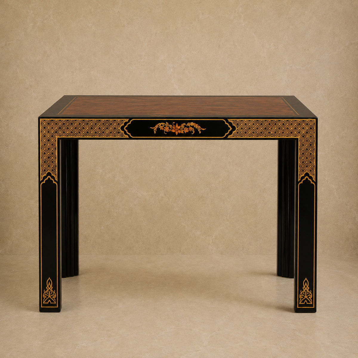 Gold Chinoiserie Detailed Table