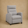 High Back Light Grey Power Recliner