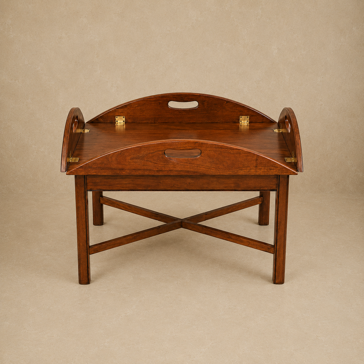 Tray Table with Folding-Style Sides