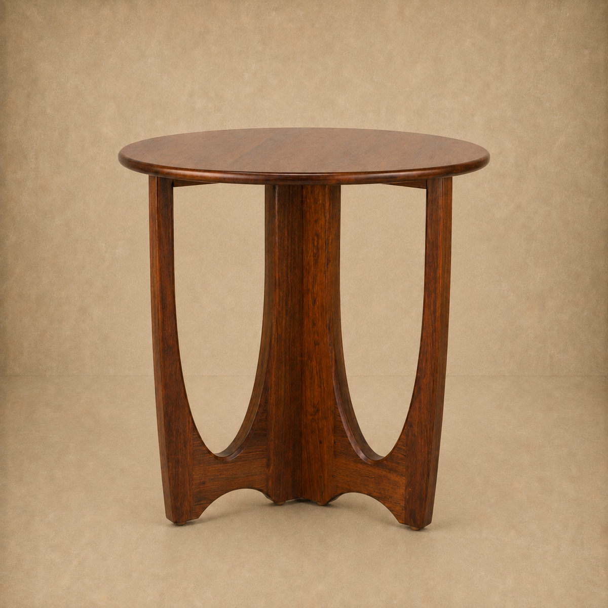 Round Sculptural Base Table