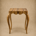 Scalloped Curved-leg Table