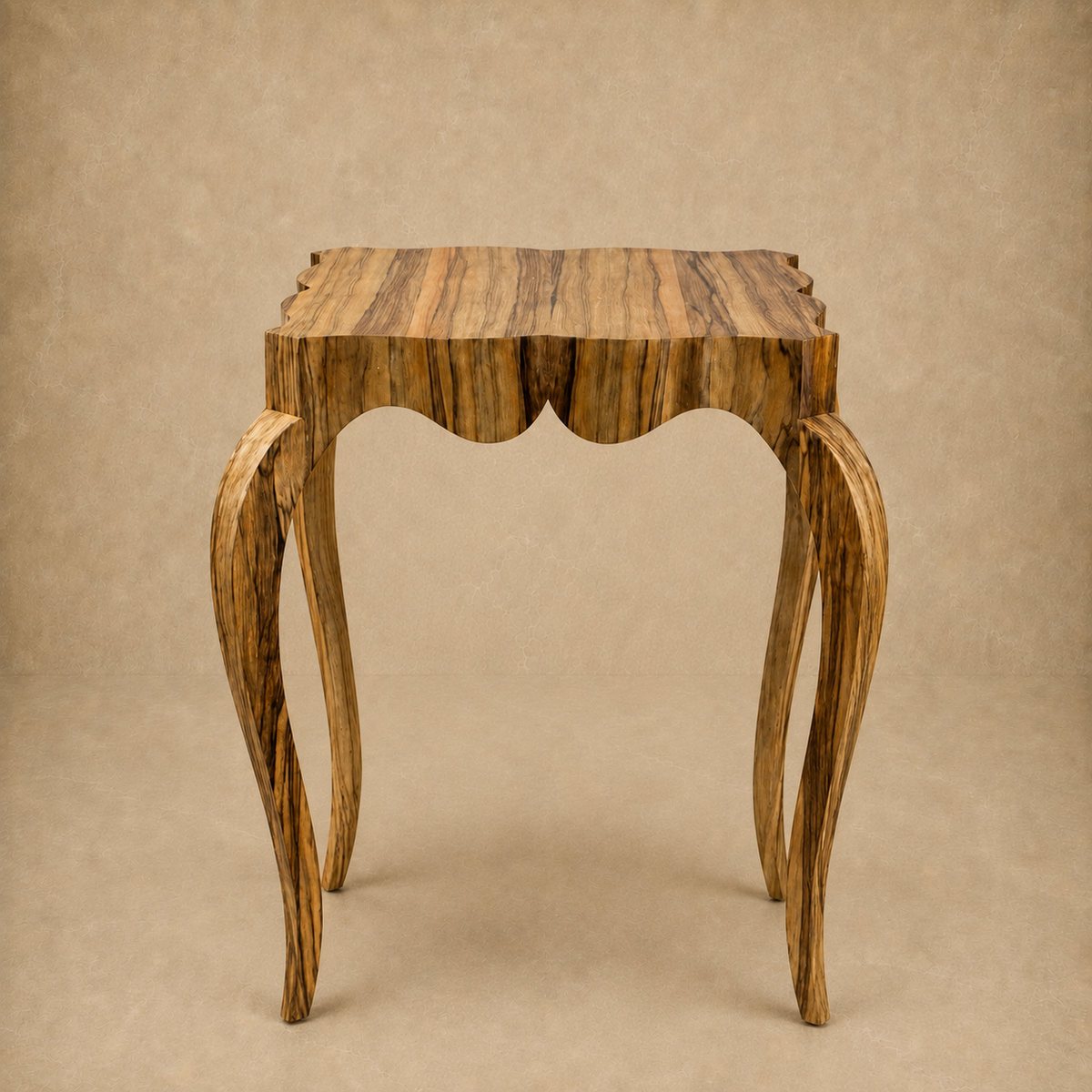 Scalloped Curved-leg Table
