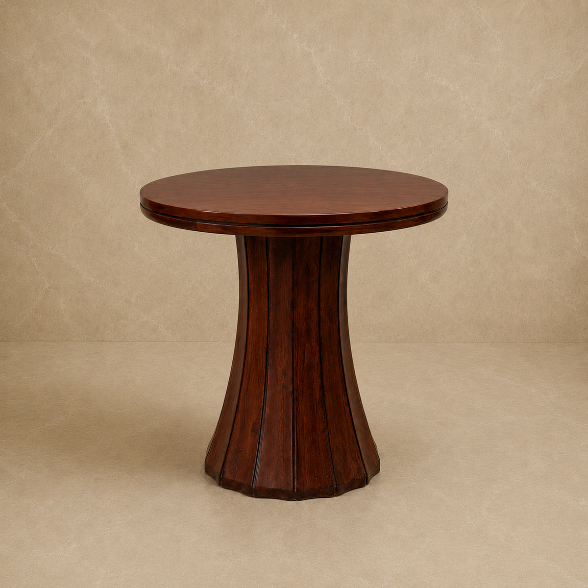 Fluted Base Pedestal Table