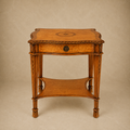 Burl Wood Accent Table