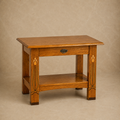 Oak Entry Table with Drawer