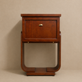 Deco Burl Bar Cabinet