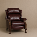 Ball & Claw Power Recliner - Brown