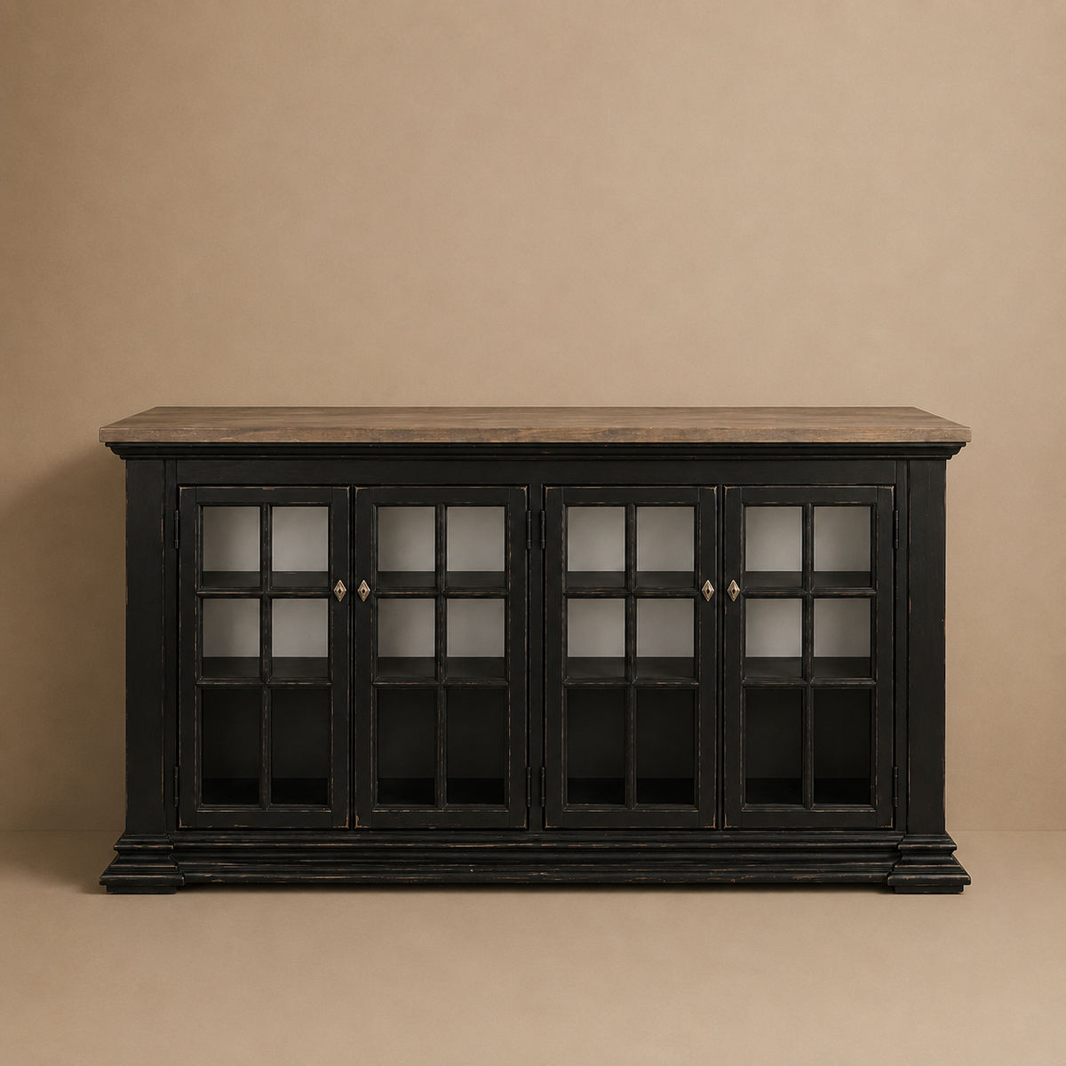 Blackwood Glass-Door Sideboard