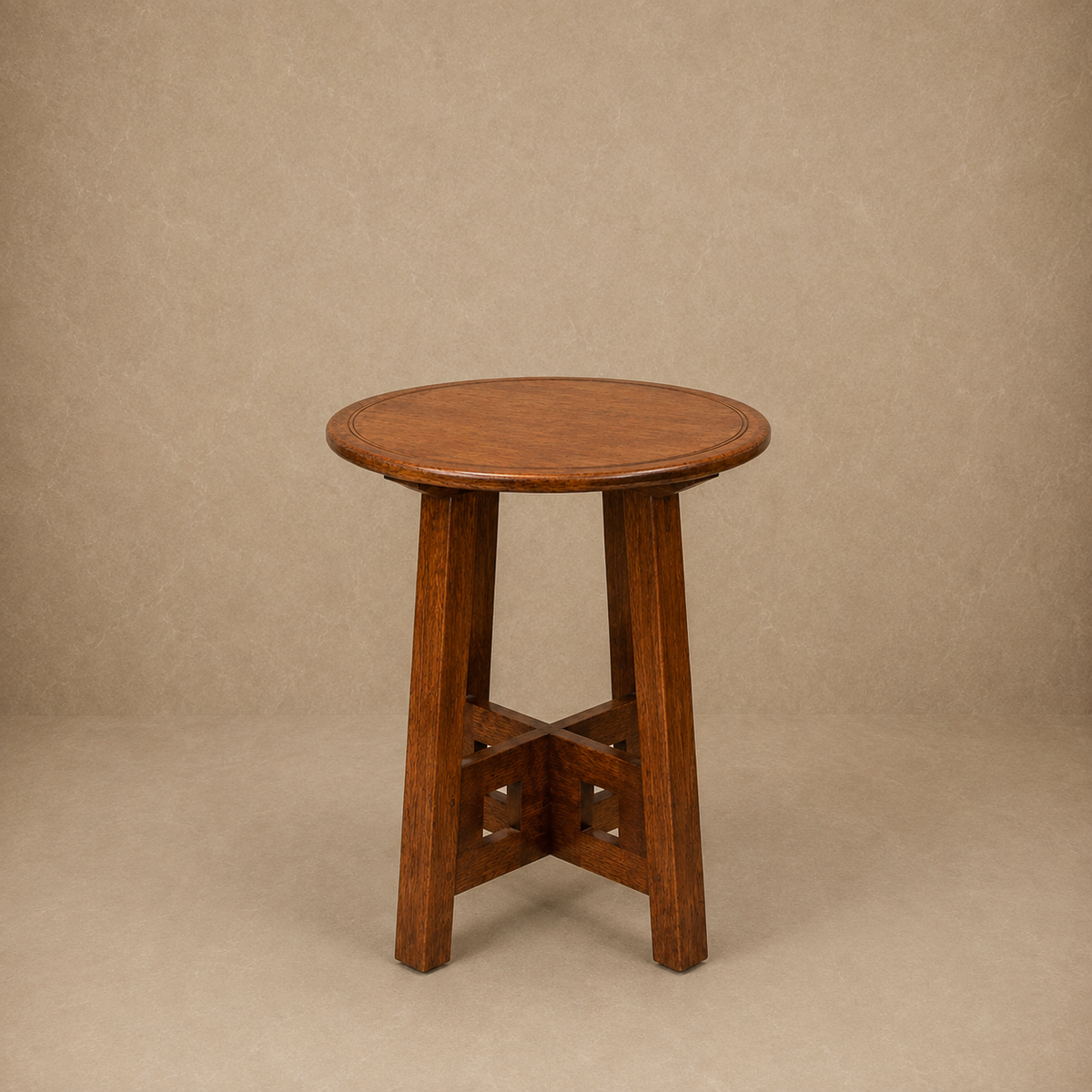 Craftsman Oak Accent Table