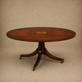 Regency Oval Pedestal Table