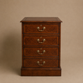 Burlwood Filing Chest