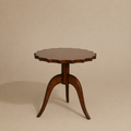 Cabriole Scalloped Accent Table