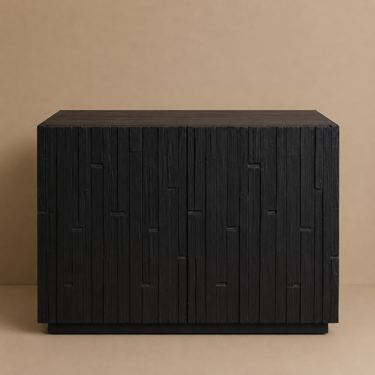 Obsidian Textured Cabinet