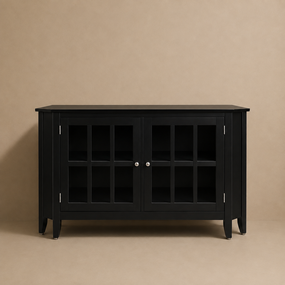 Montrose Black Display Cabinet